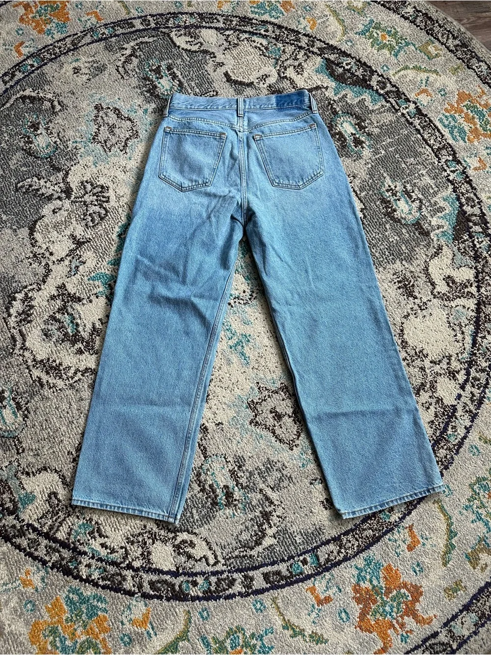 Abercrombie Curve Love Slouchy Mid Rise 26S - Picture 2 of 4